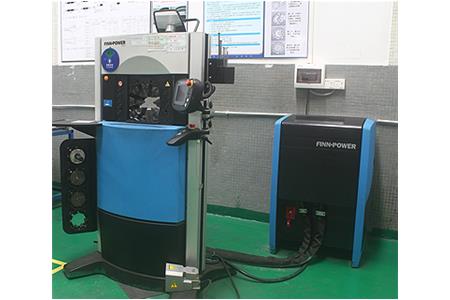Company introduction of the latest equipment FINN-POWER buckle machine